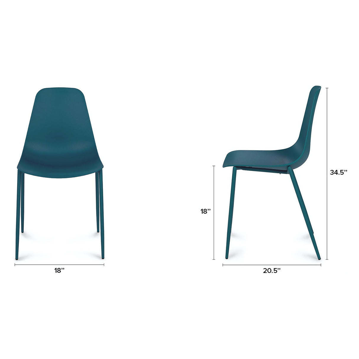 ARTICLE -Svelti Dining Chair (Deep Cove Teal)