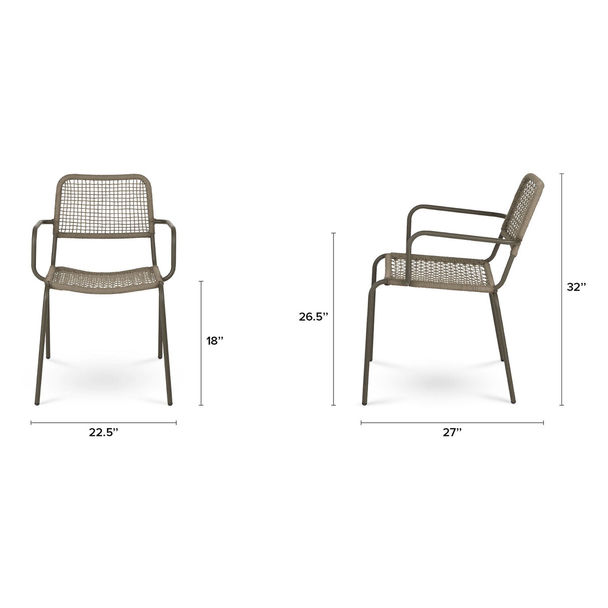 ARTICLE -Manna Outdoor Dining Chair(Grove Green)