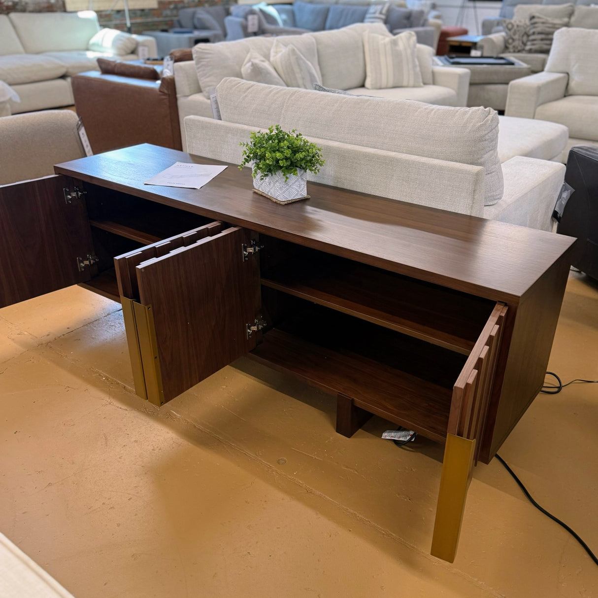 ARTICLE -Felix 72" Media Unit (Walnut)