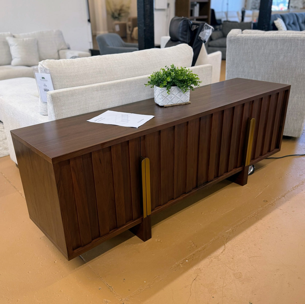 ARTICLE -Felix 72" Media Unit (Walnut)