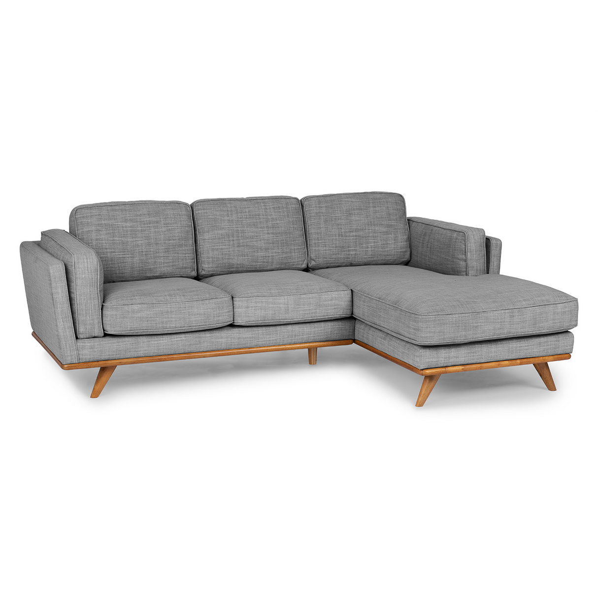 ARTICLE - Timber 93" Right Sectional - Pebble Gray