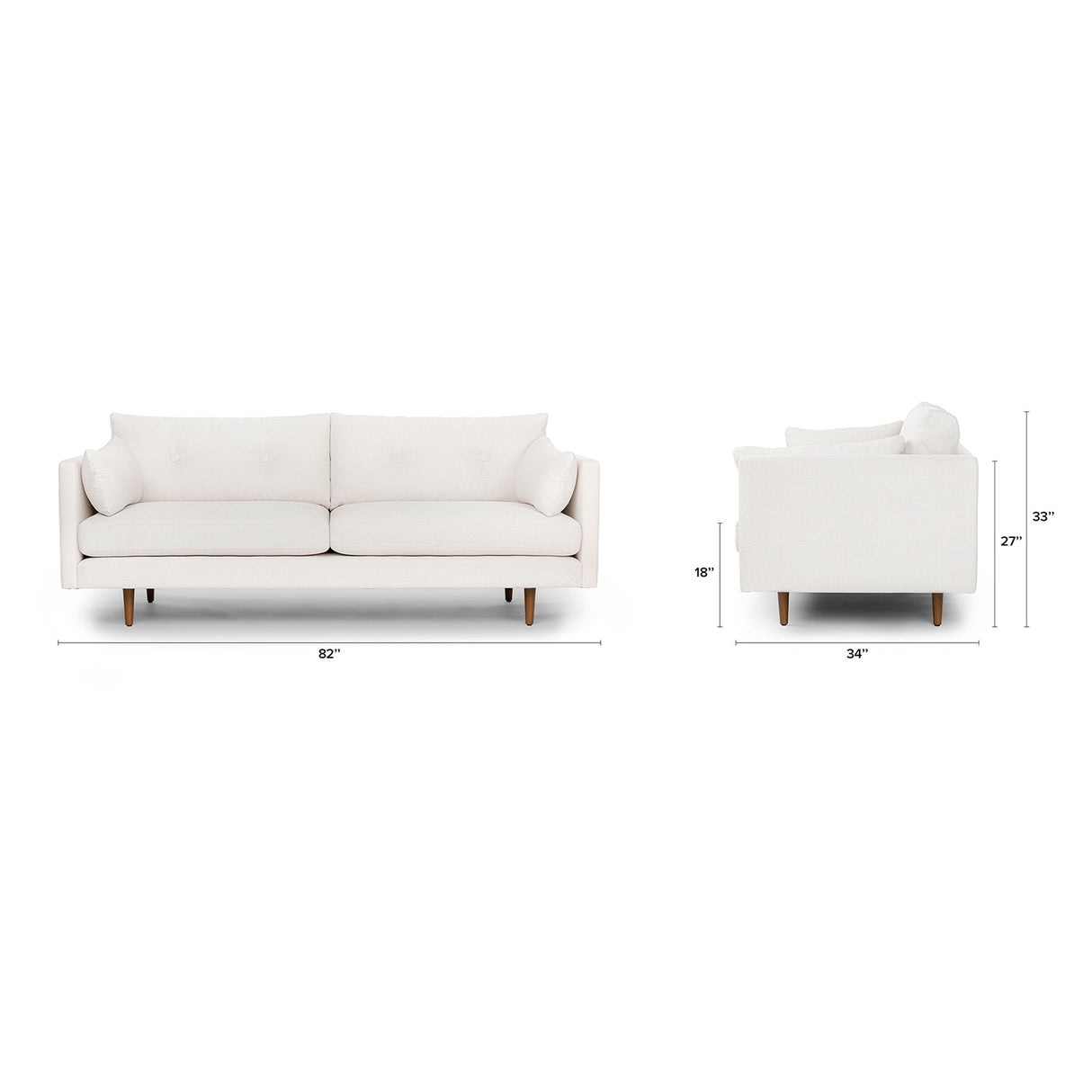 ARTICLE - Anton 82" Sofa - Limestone