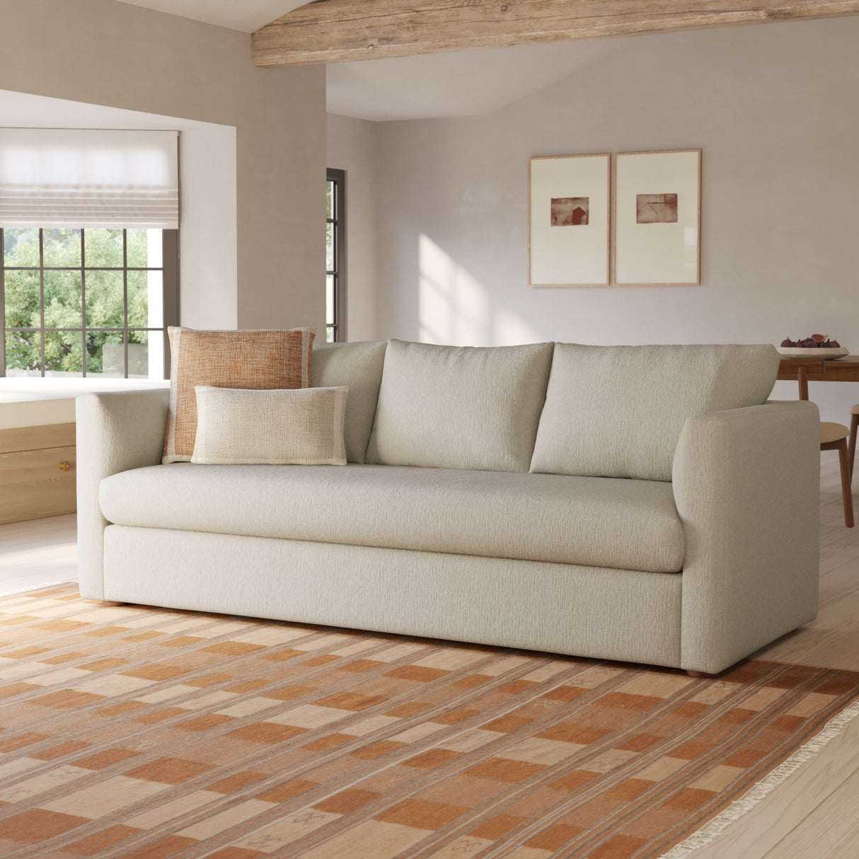 ARTICLE - Marina 90" Sofa Bed - Clover Ivory