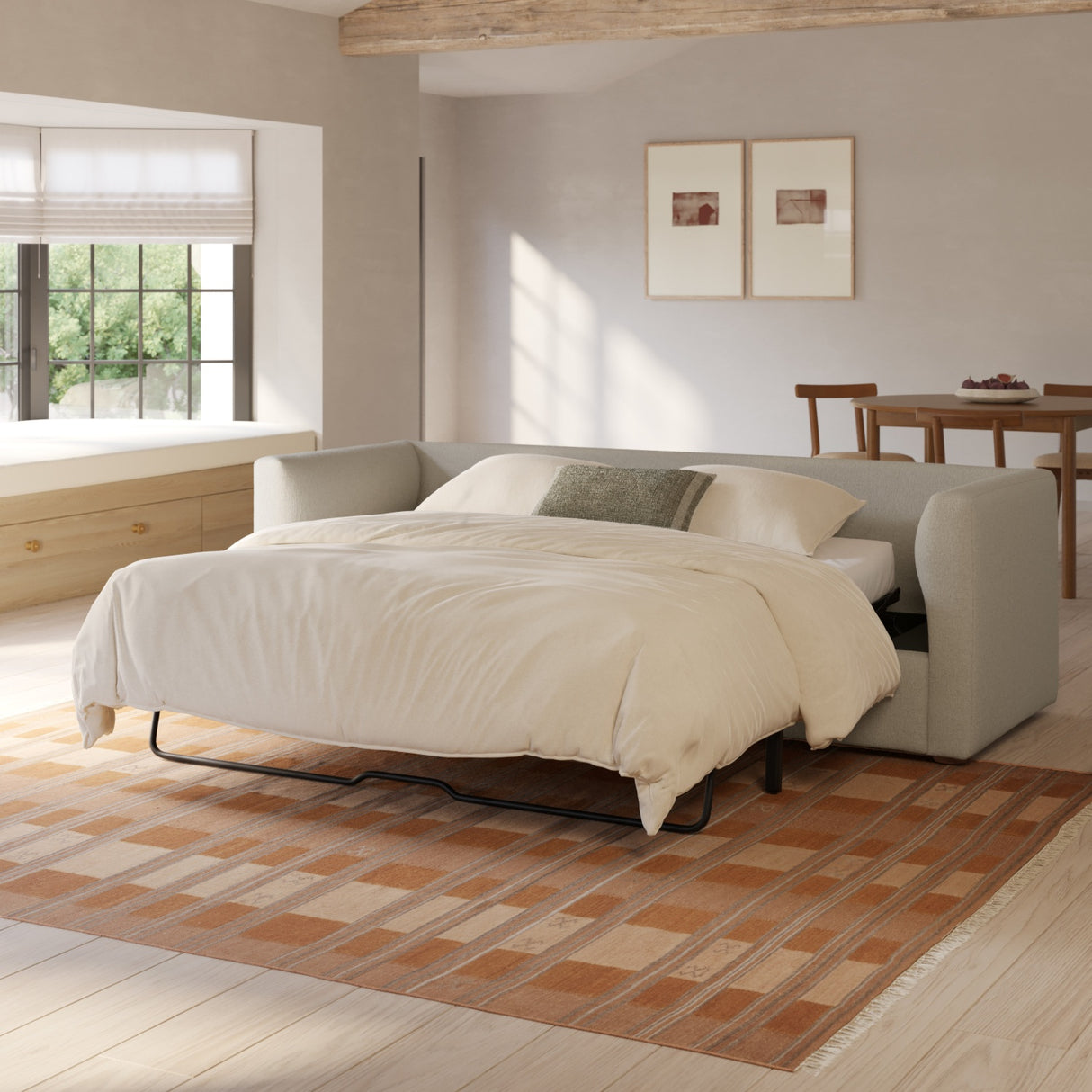 ARTICLE - Marina 90" Sofa Bed - Clover Ivory