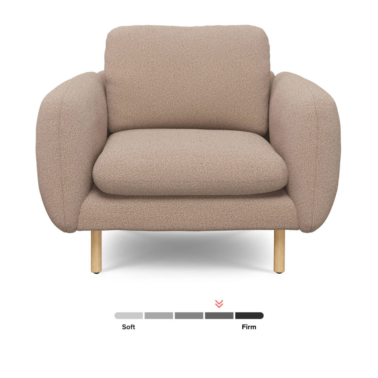 ARTICLE - Sanders 37 Lounge Chair - Sandstone Wool Bouclé