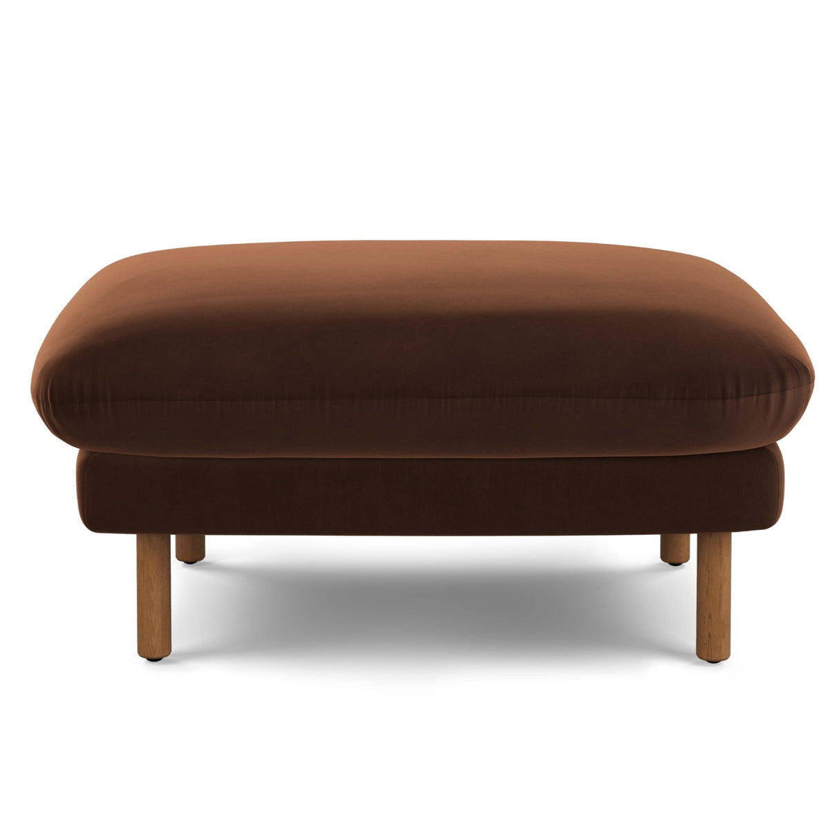 ARTICLE - Sanders 35.5 Chair + Ottoman - Plush Pacific Brown