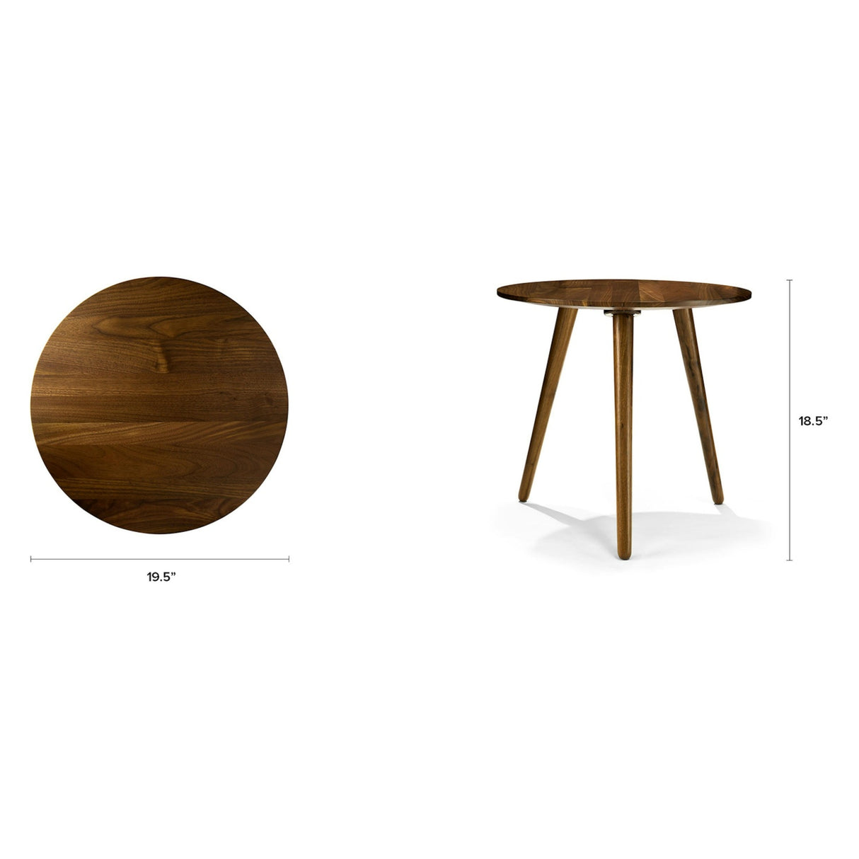 ARTICLE - Amoeba Side Table - Walnut