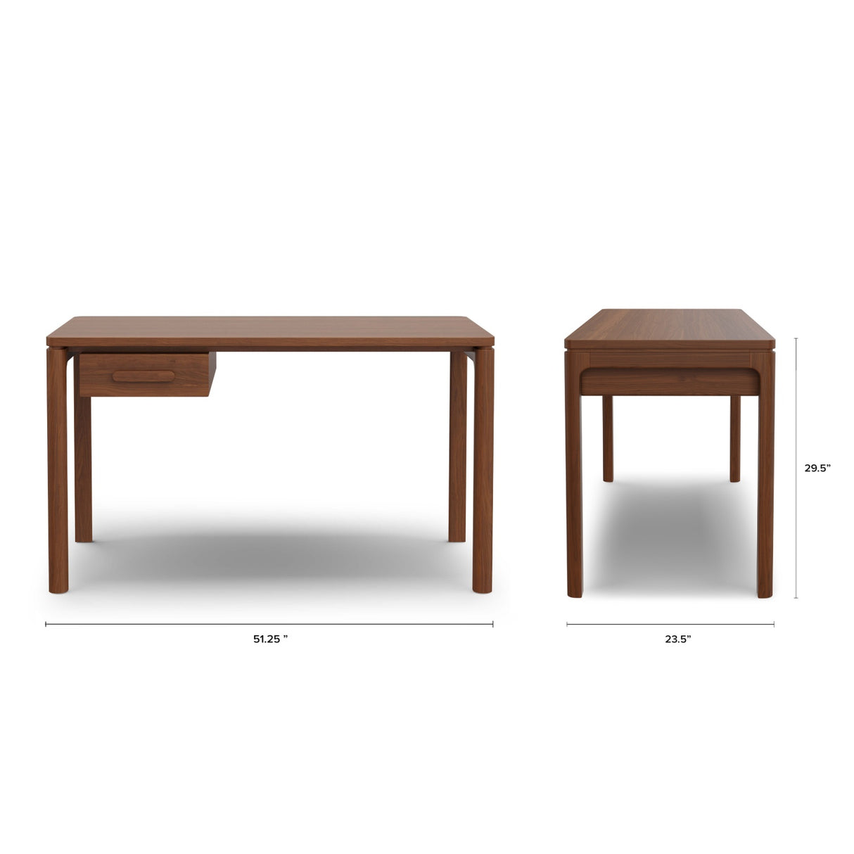 ARTICLE - Kacey 51" Desk - Walnut