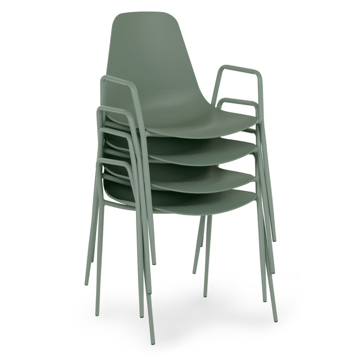 ARTICLE - Svelti Stackable Dining Armchair - Aloe Green