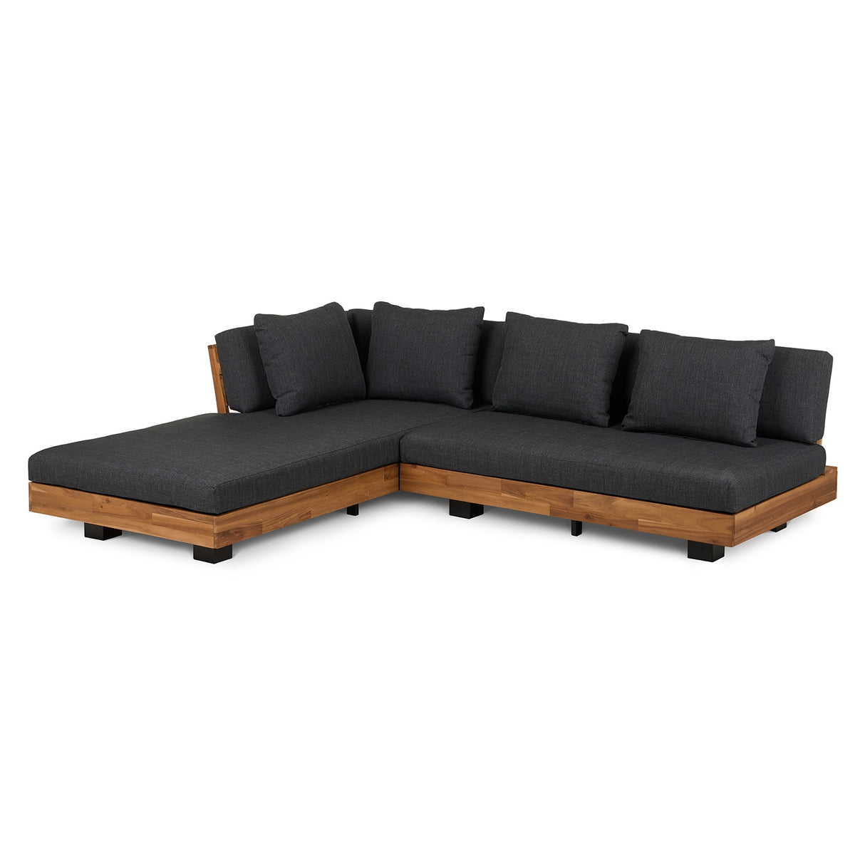 ARTICLE -Lubek 82.5" Outdoor Low Left Sectional - Slate Gray
