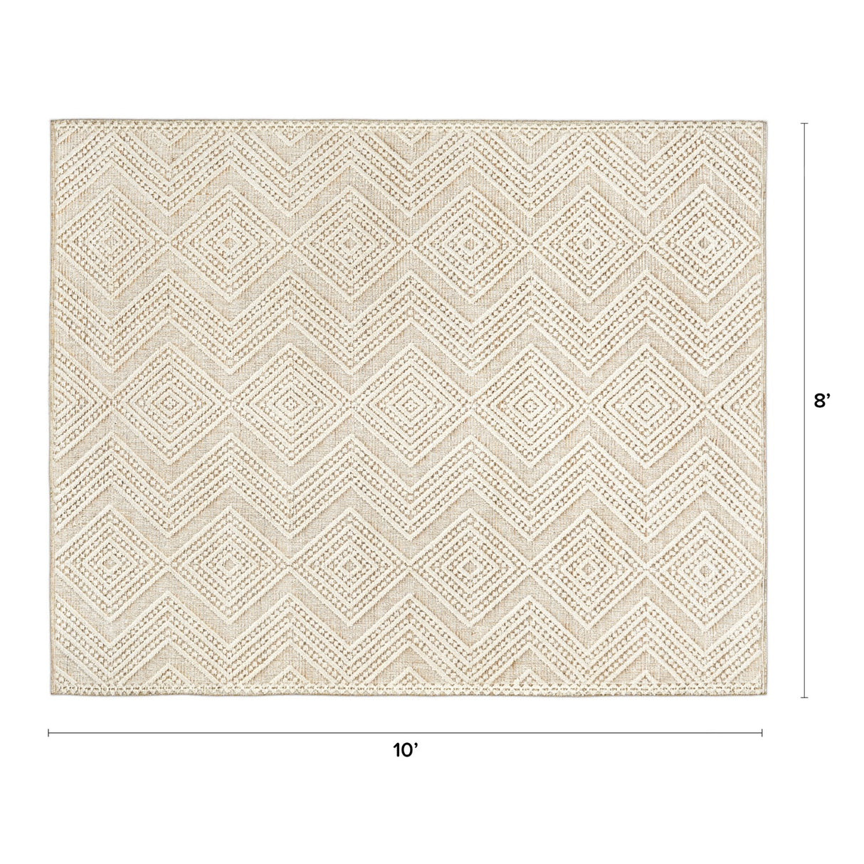 ARTICLE - Carina 8 x 10 Rug - Textured Ivory