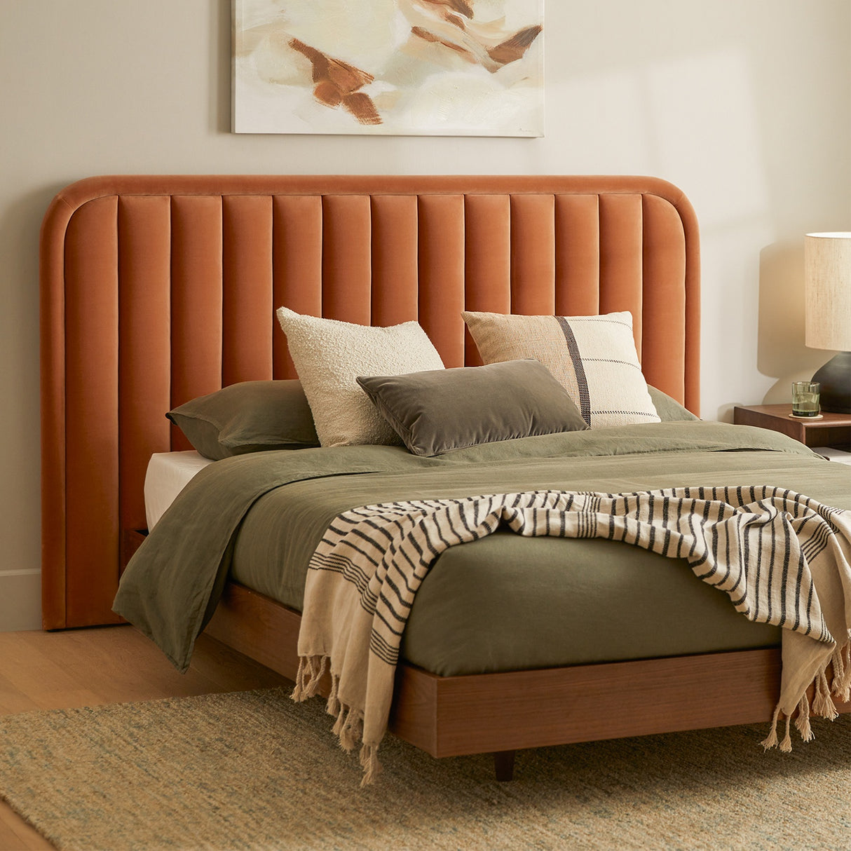 ARTICLE - Basi Queen Bed Frame - Walnut