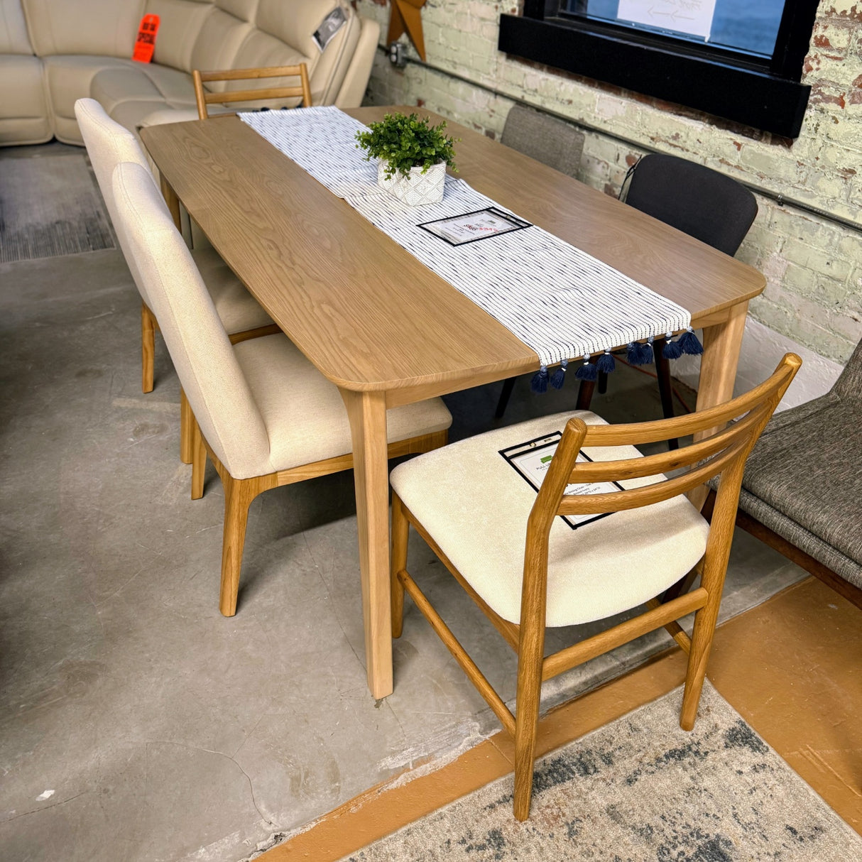 ARTICLE - Wosla Dining Chair - Oak and Bristol Ivory