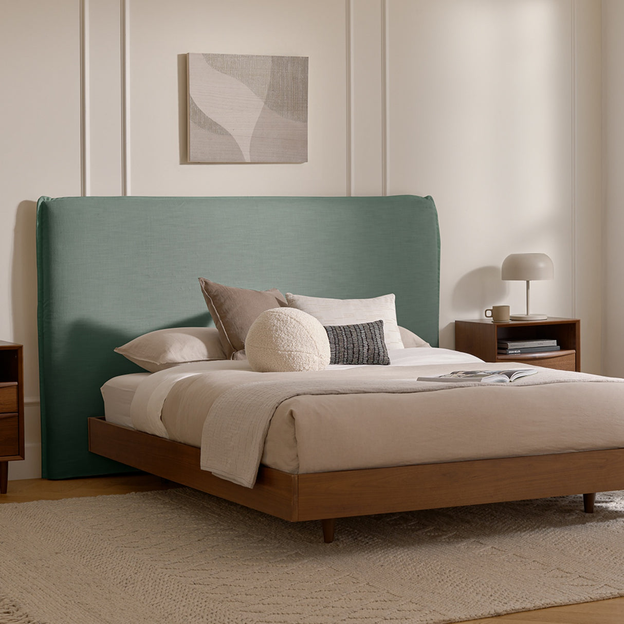 ARTICLE - Basi Queen Bed Frame - Walnut