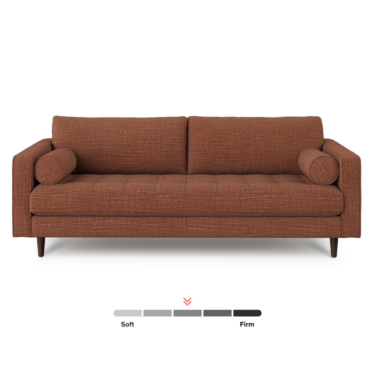 ARTICLE - Sven 88" Tufted Sofa - Napa Rust