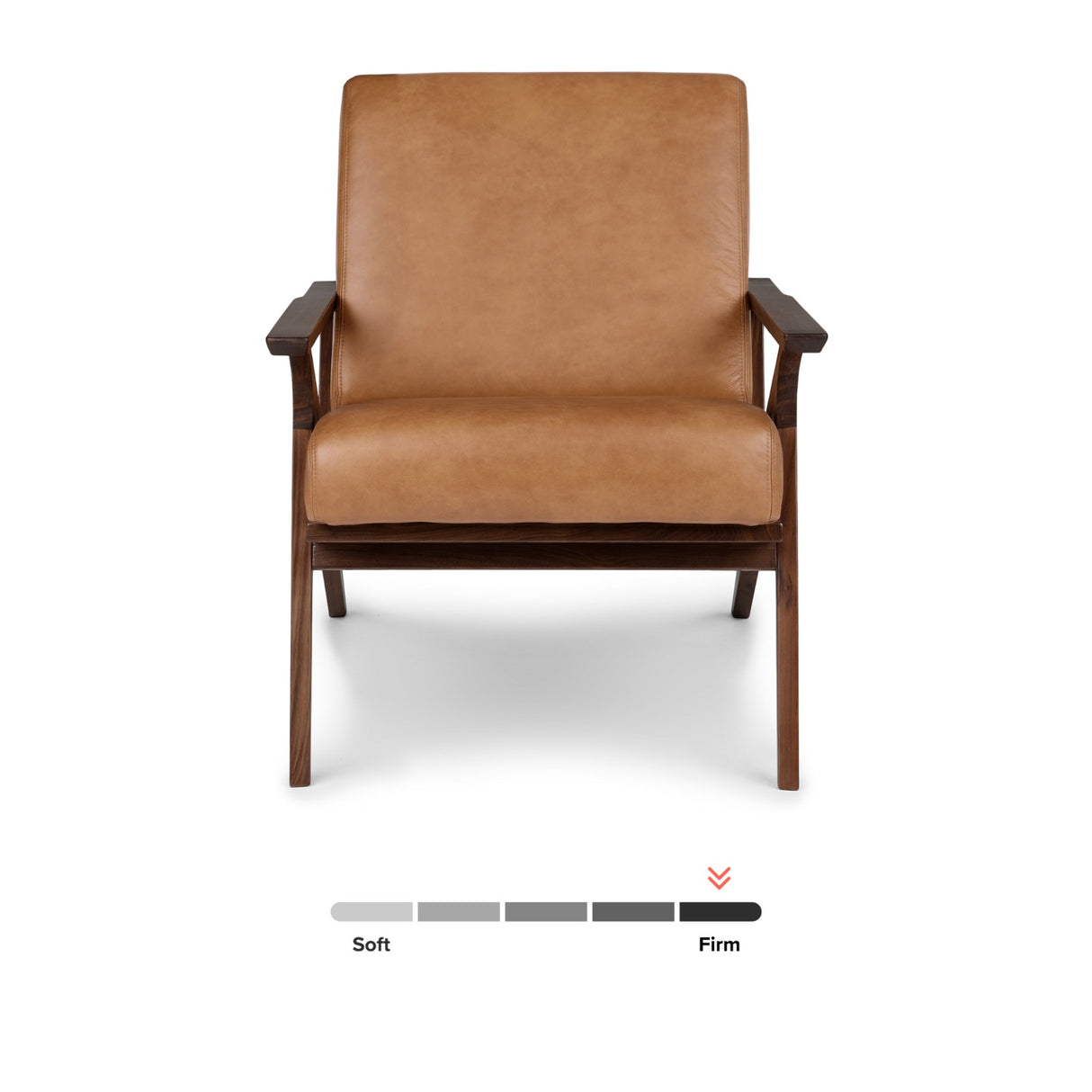 ARTICLE - Otio 26 Leather Lounge Chair - Walnut and Toscana Tan