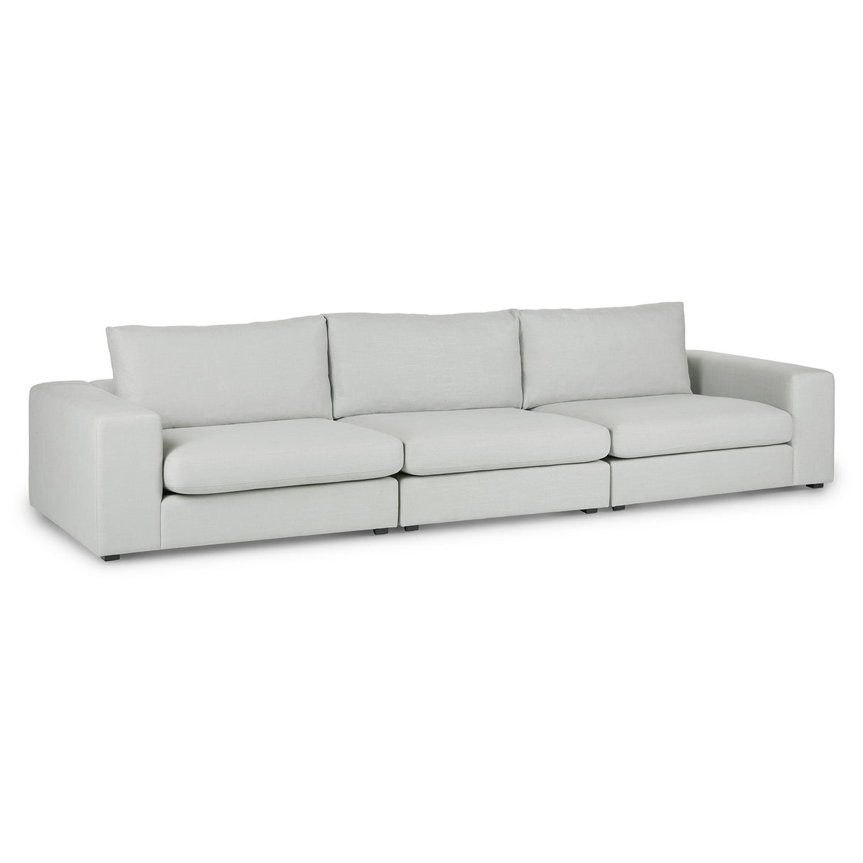 Beta 137.5" Modular Sofa - Welsh Gray