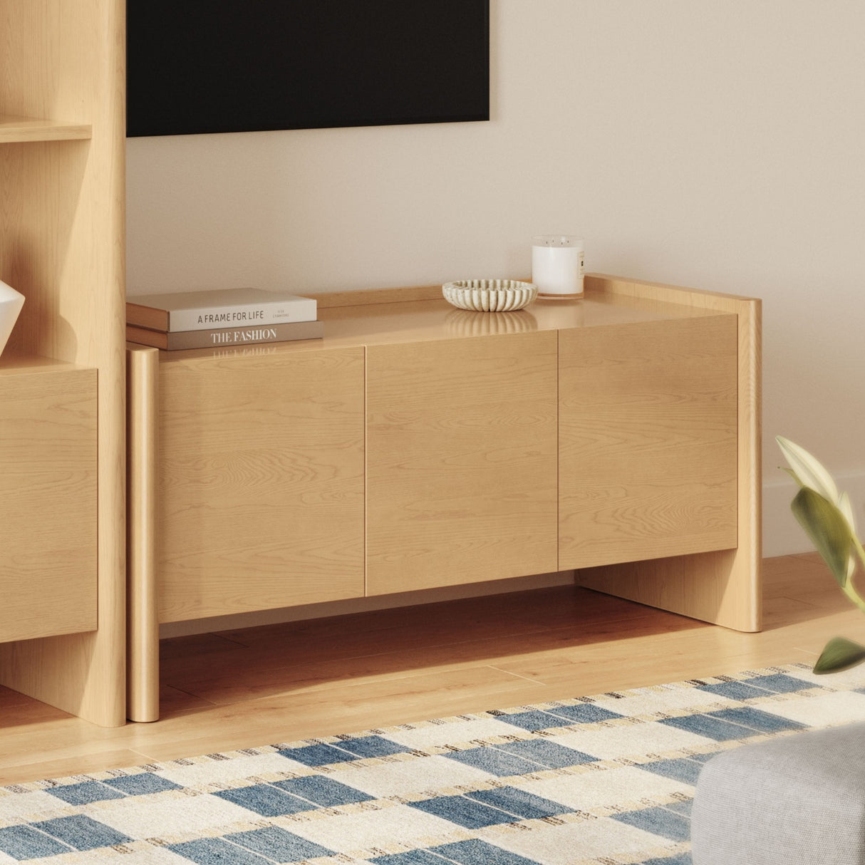 ARTICLE - Torme 54" Media Unit - White Oak