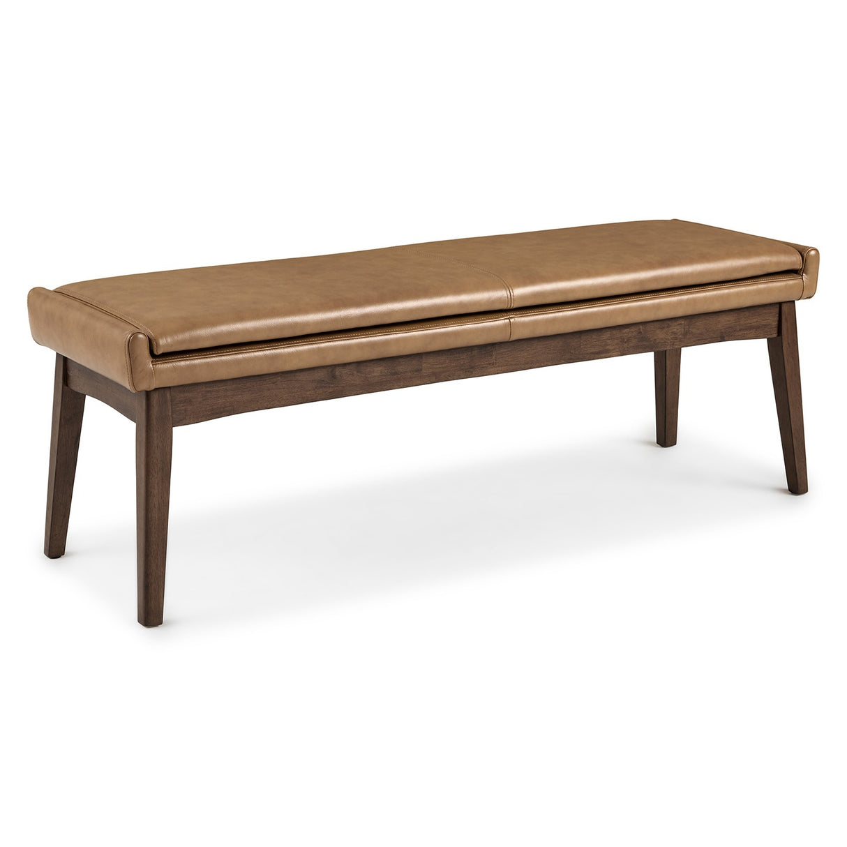 ARTICLE - Chantel 56" Leather Bench - Toscana Tan