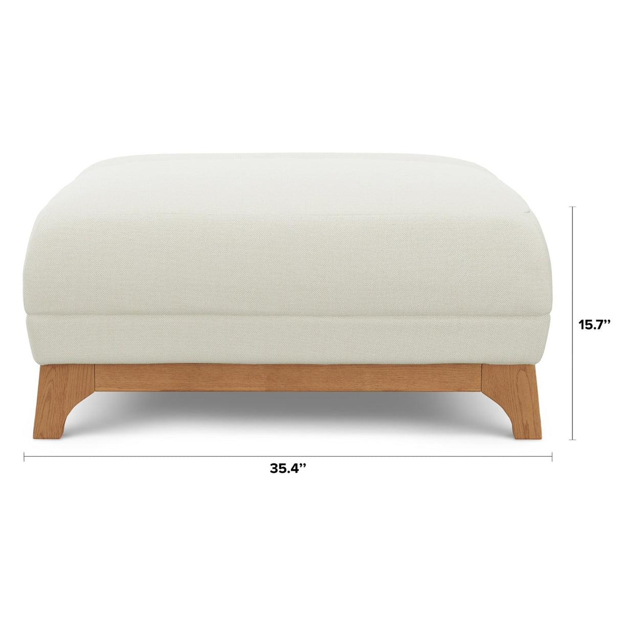 ARTICLE - Ceni 35" Ottoman - Buckler Ivory