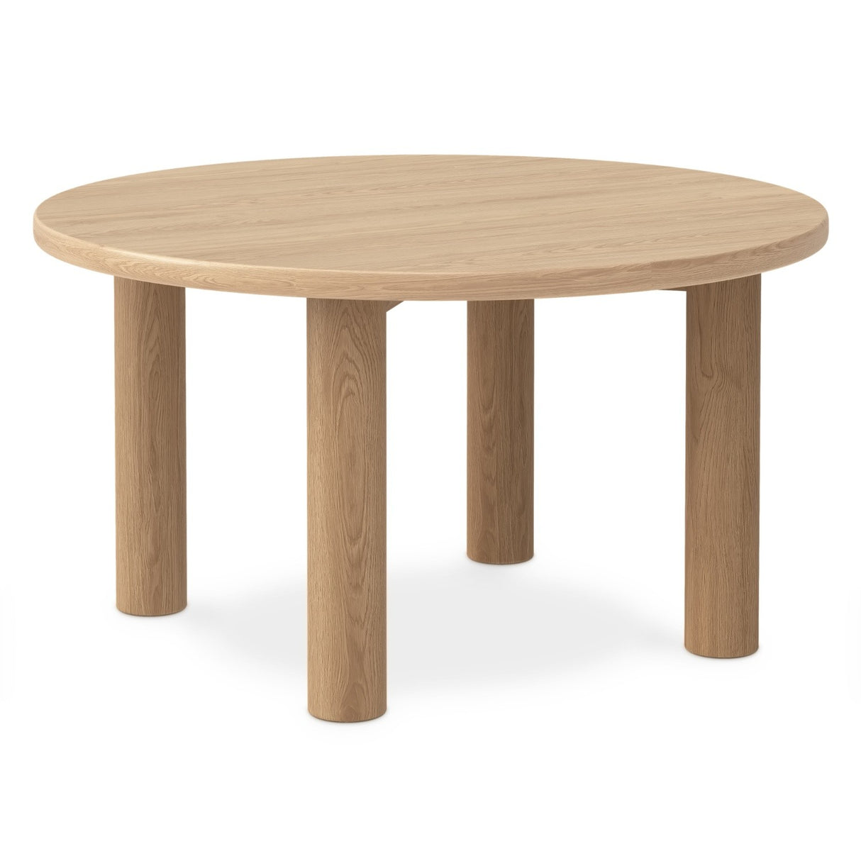 ARTICLE - Adel 55.5" Round Dining Table - White Oak