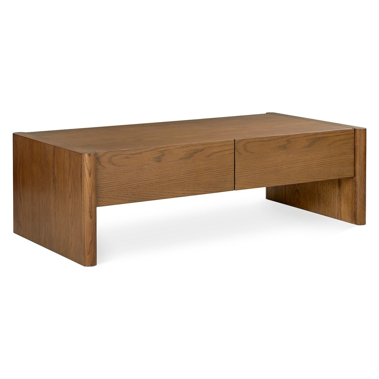 ARTICLE - Torme 48" Storage Coffee Table - Smoked Oak