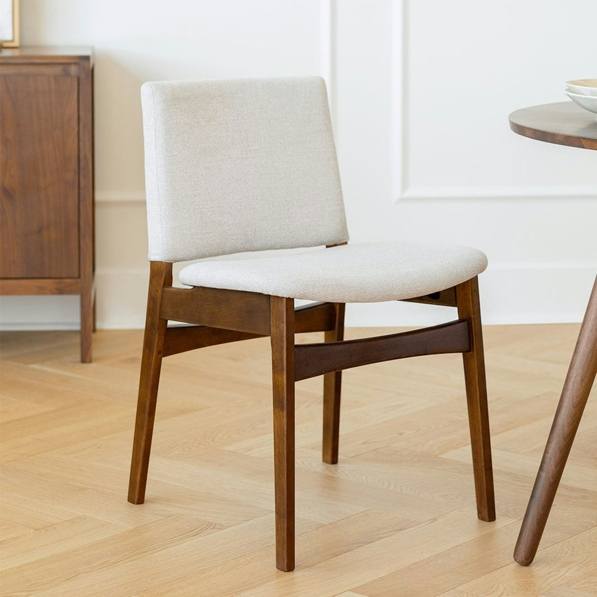 ARTICLE - Nosh Dining Chair - Walnut and Chalk Gray