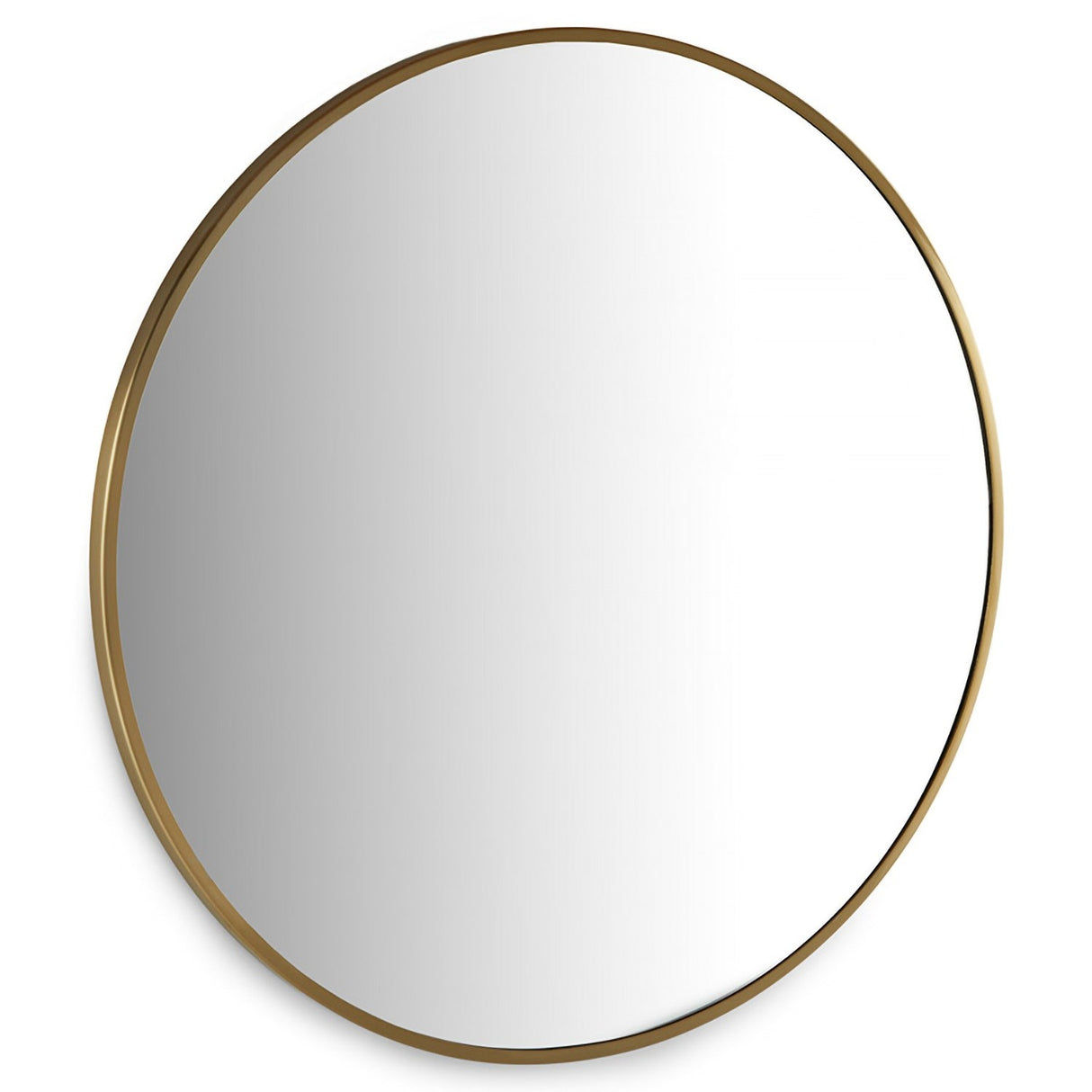 ARTICLE - Mansfield Small Round Wall Mirror - Brass
