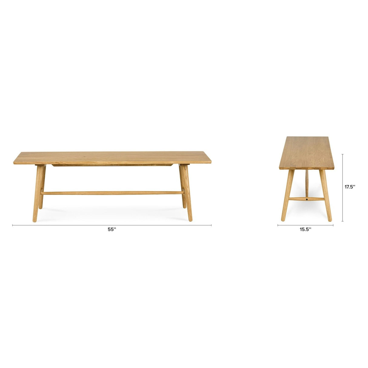 ARTICLE - Seno 55" Bench - Oak