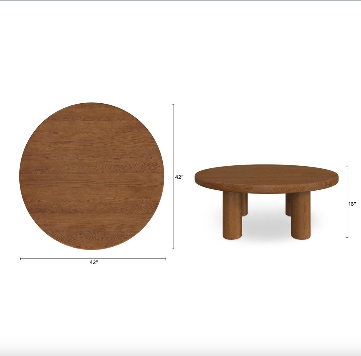 ARTICLE - Adel Coffee Table (Smoked Oak)