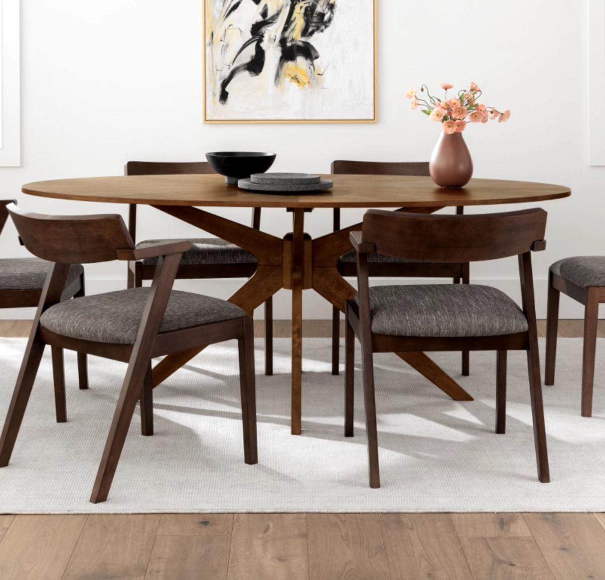 ARTICLE - Conan Oval Dining Table (Walnut)
