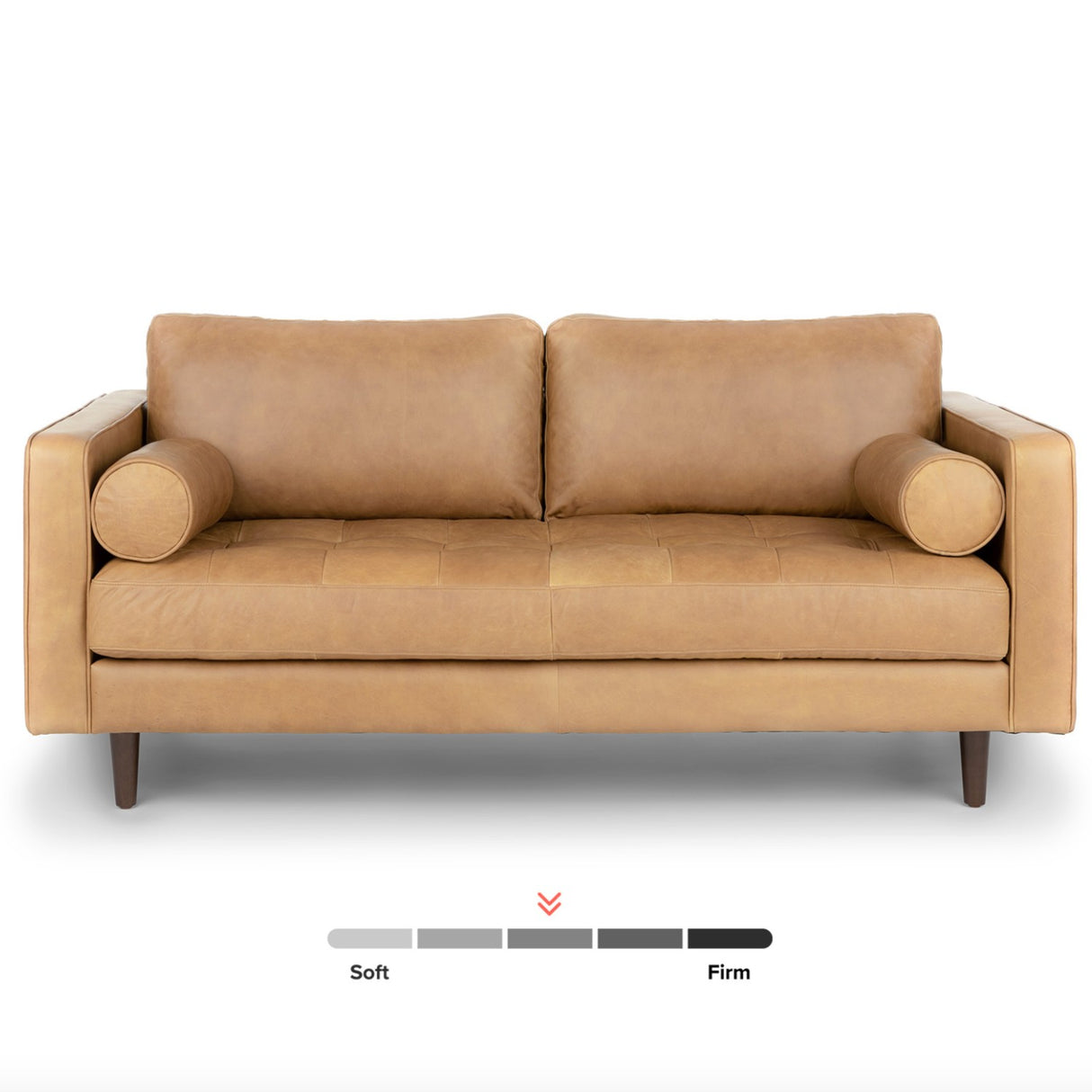 ARTICLE - Sven Tufted Loveseat (Charme Tan Leather)