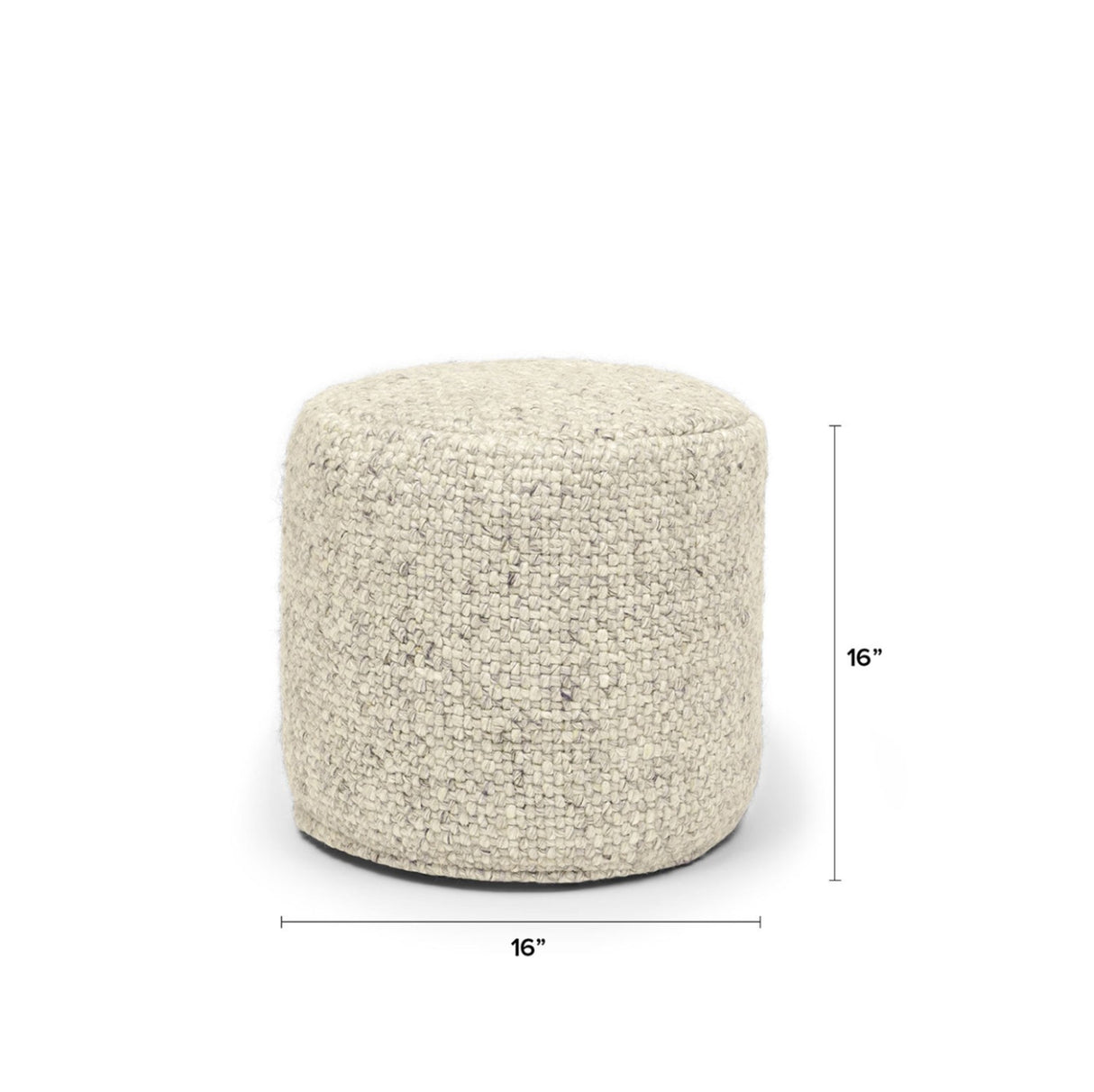 ARTICLE - Texa Pouf (Vanilla Ivory)