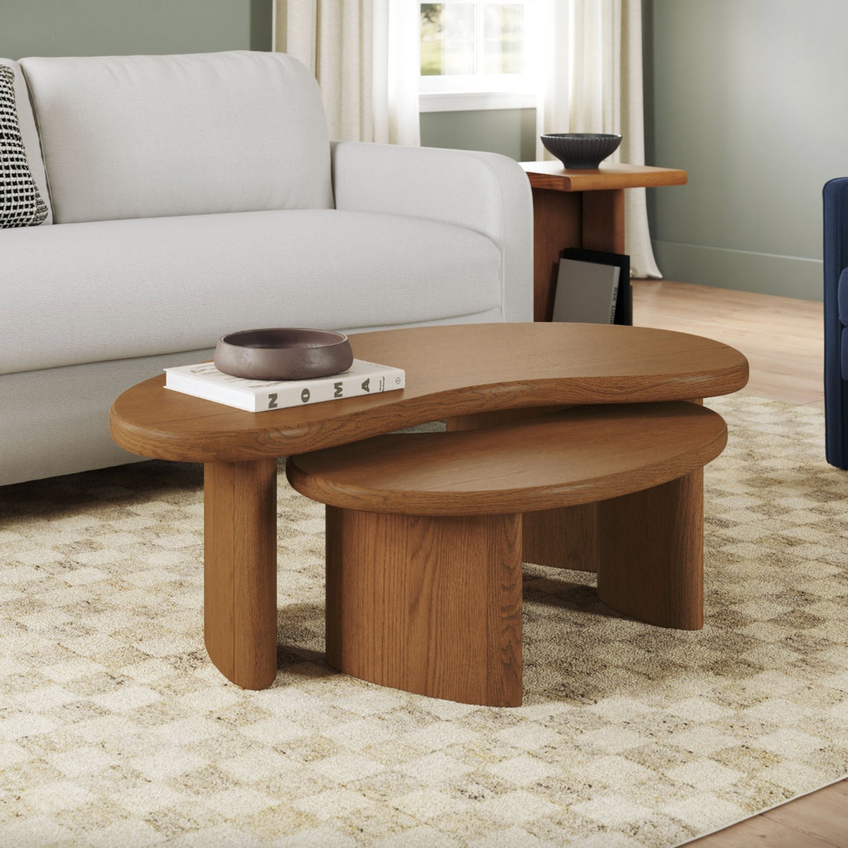 ARTICLE - Neah Nesting Coffee Tables (Smoked Oak)