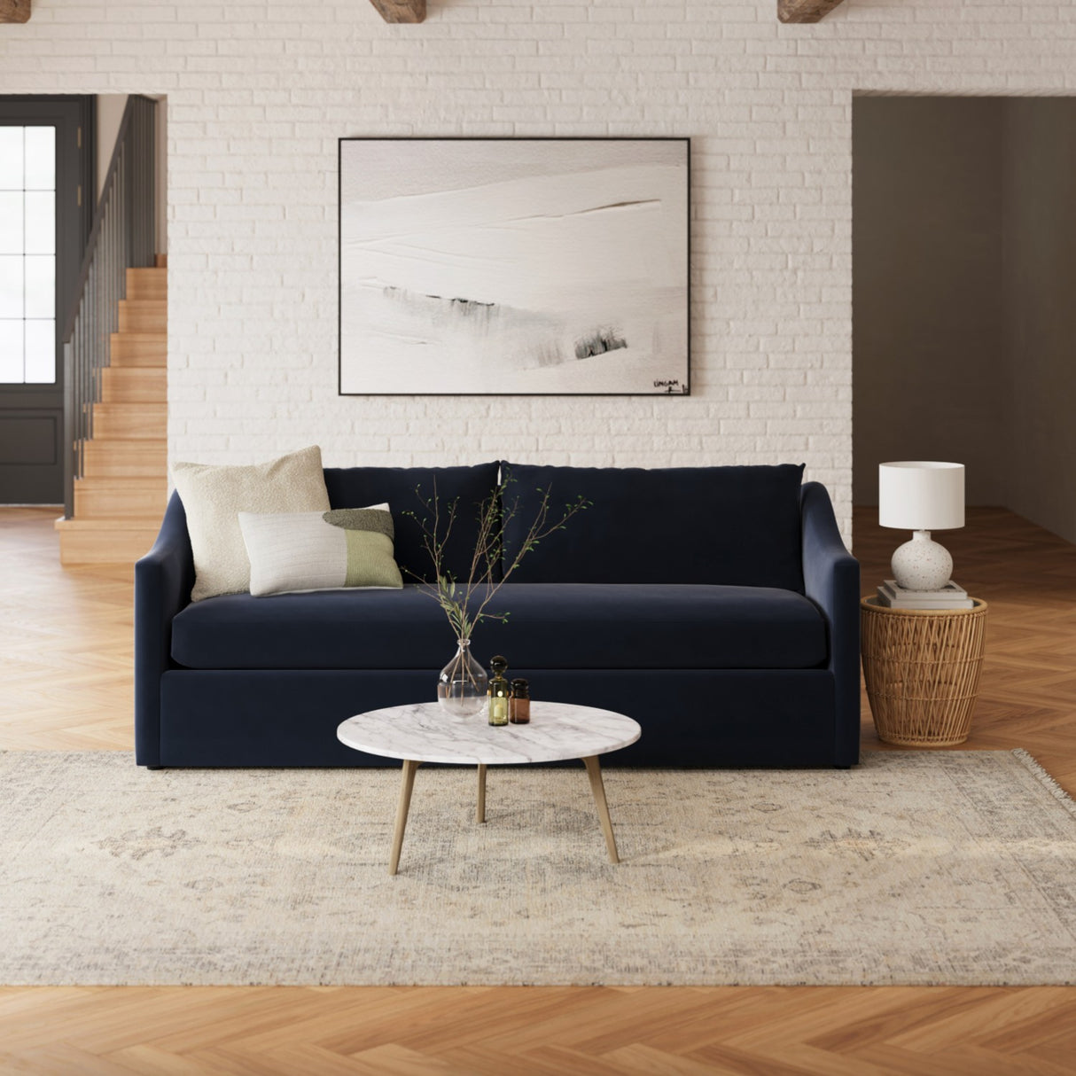 ARTICLE - Landry Sofa Bed (Hale Ink Velvet)