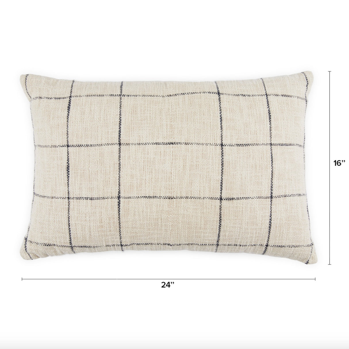 ARTICLE - Rudbeck Throw Pillow (Ivory Plaid)