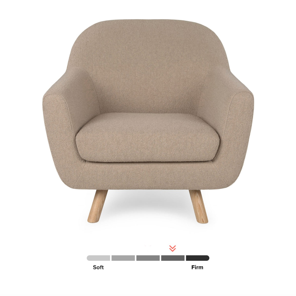 ARTICLE - Gabriola Lounge Chair (Sandstone Wool Bouclé)