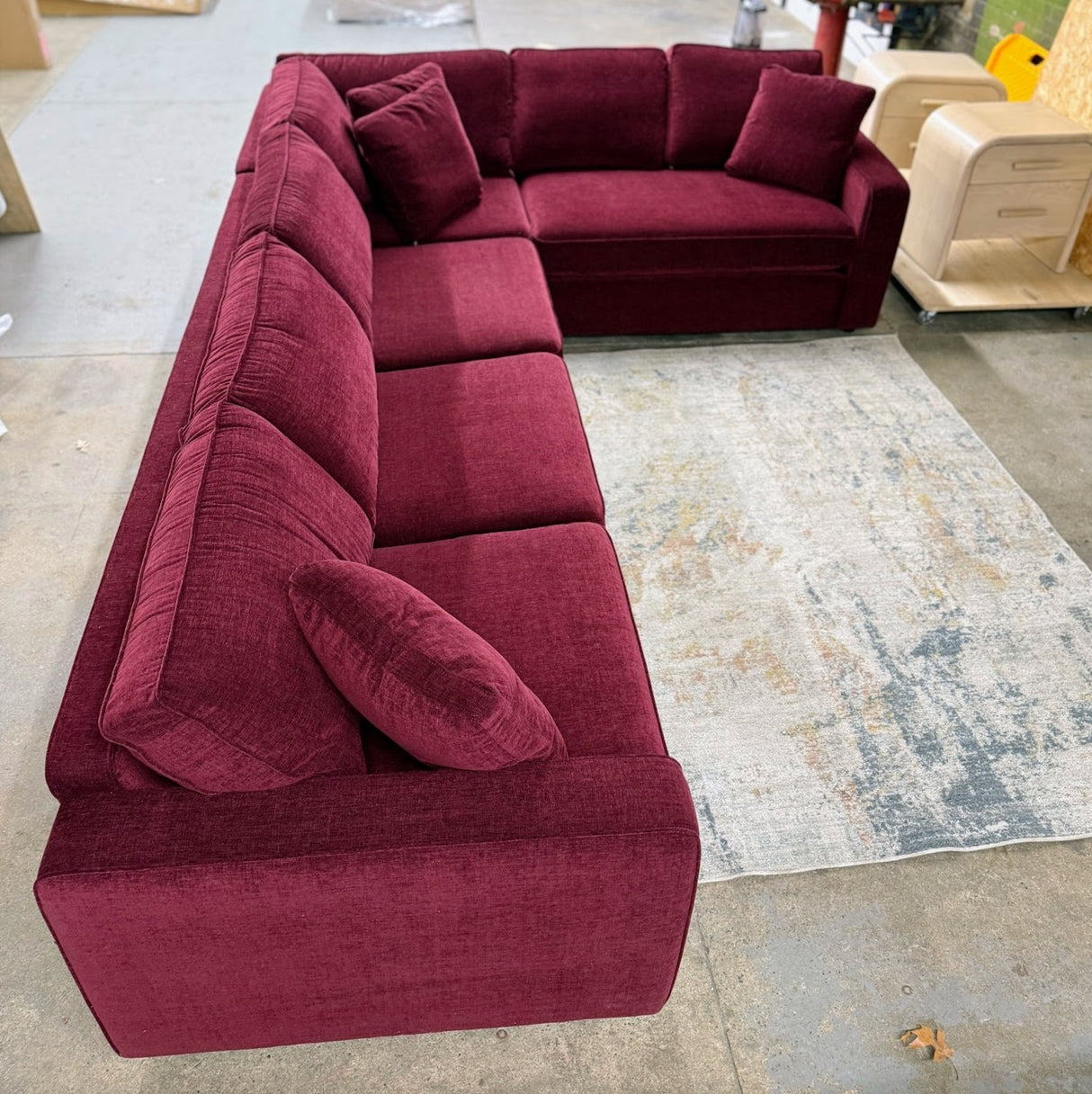 INTERIOR DEFINE - James 3-Piece Sectional (Performance Currant Chenille) - Pull Up A Couch