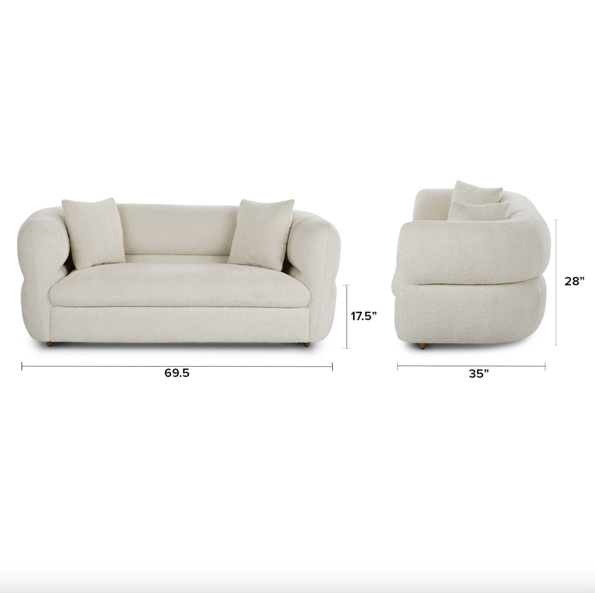 ARTICLE - Quinn Loveseat (Nouna Pearl)