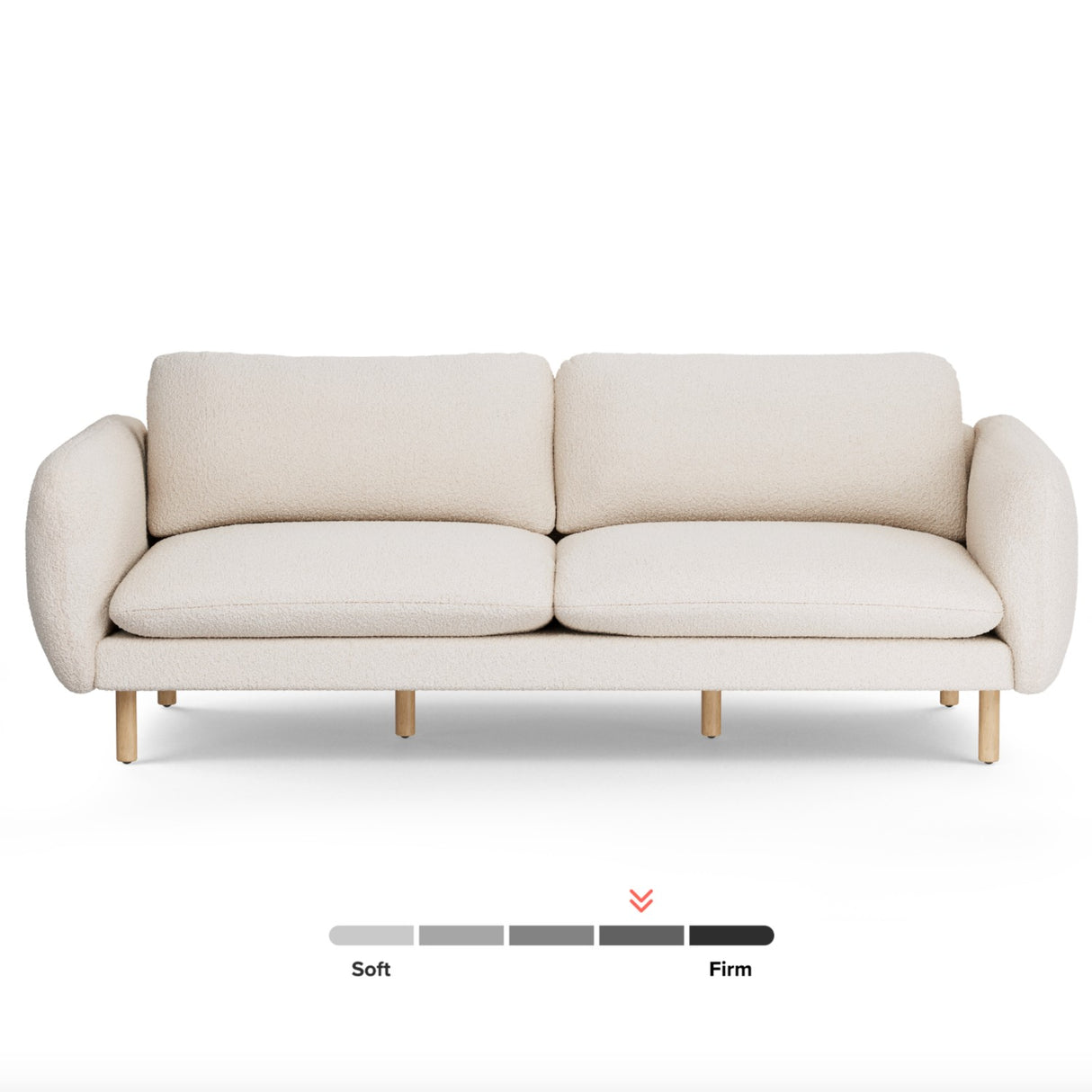 Sanders Sofa (Ivory Bouclé)