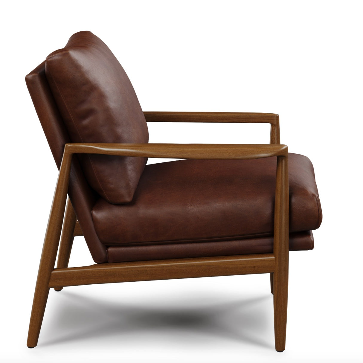 Bavel Lounge Chair (Indiana Brown)