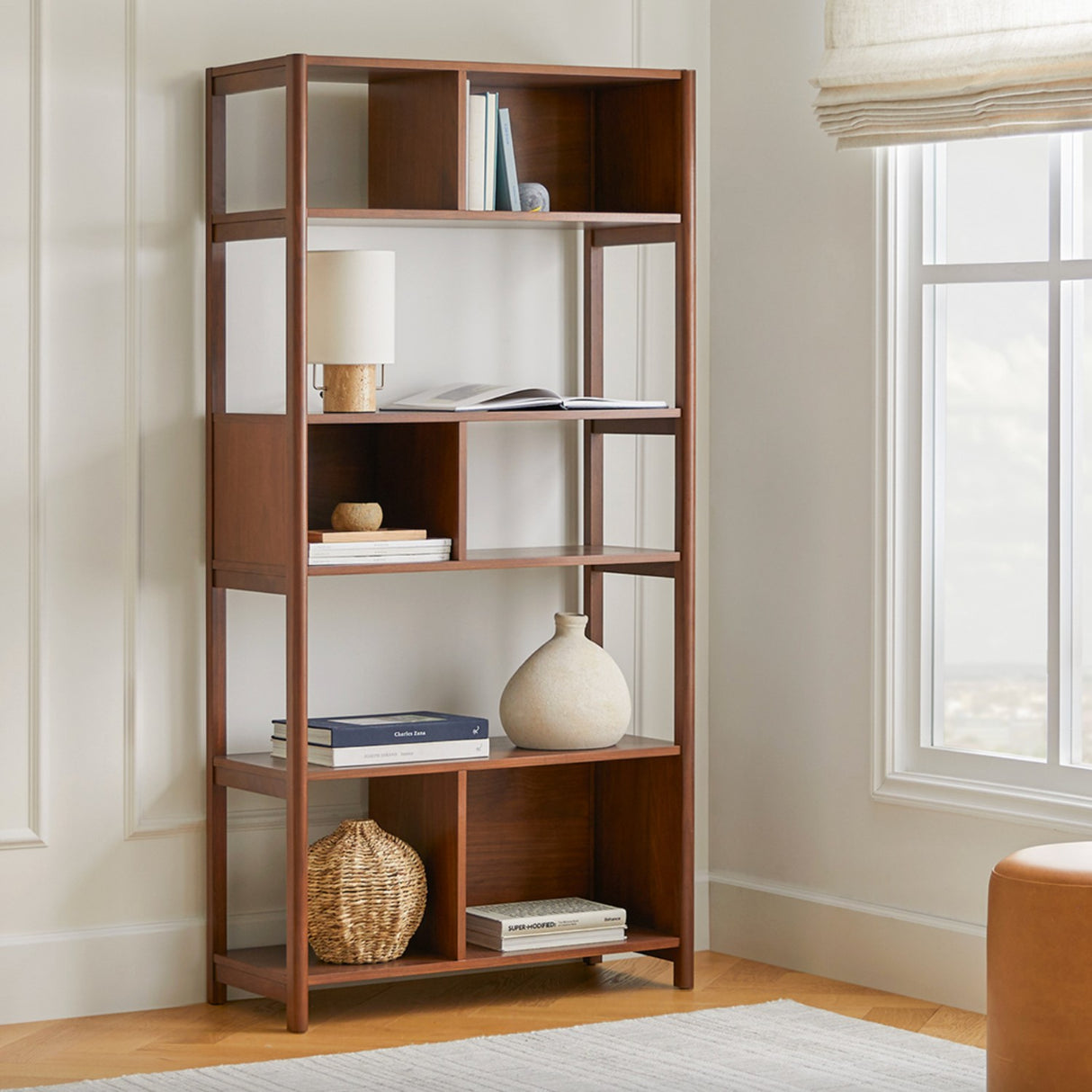 Mysen Tall Bookcase (Walnut)