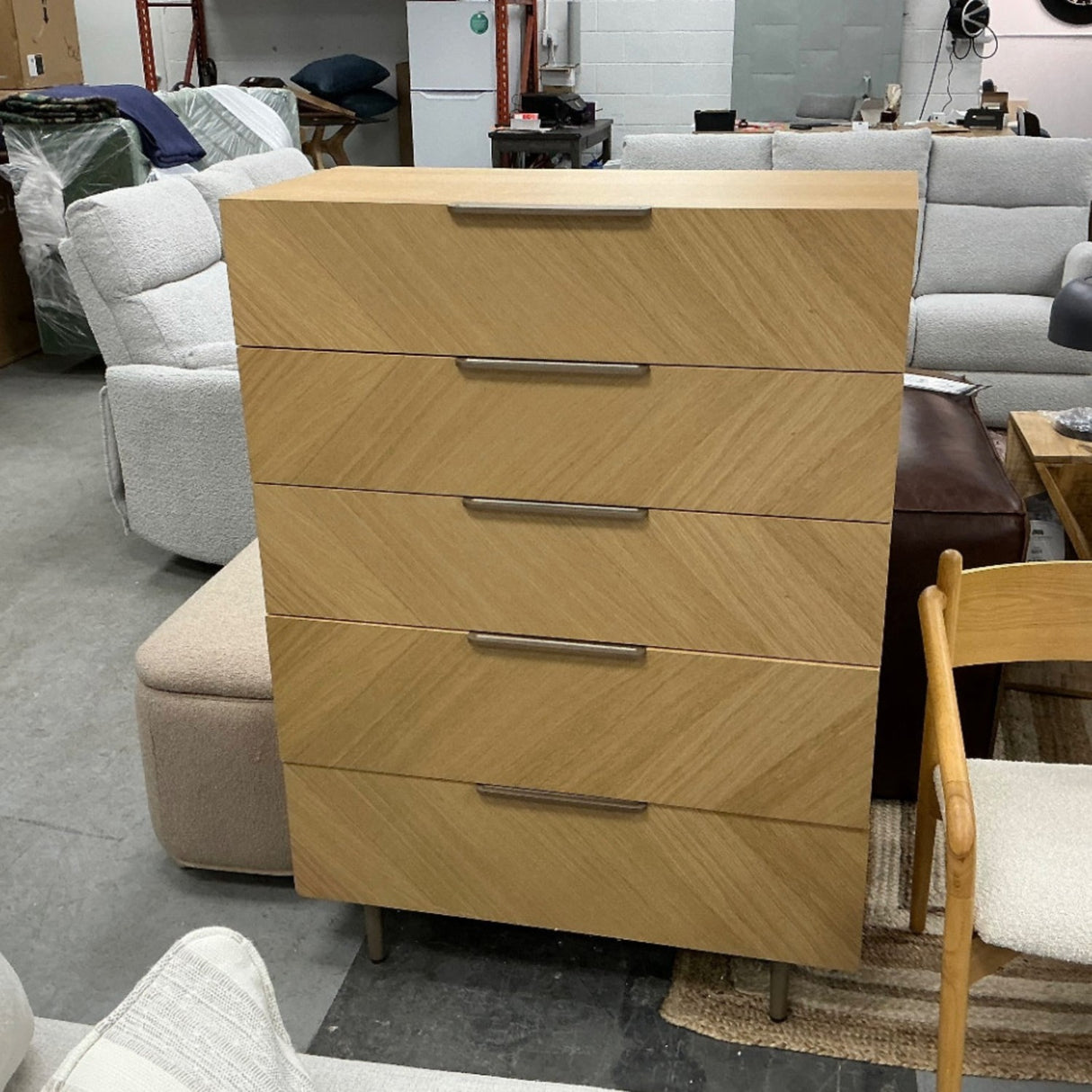 Nera 5-Drawer Chest (Oak)