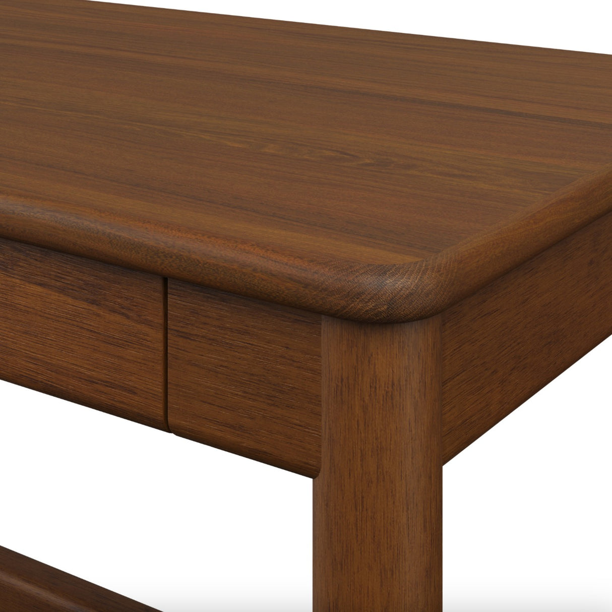 43.5" Console Desk w/ Storage (Walnut) - Pull Up A Couch