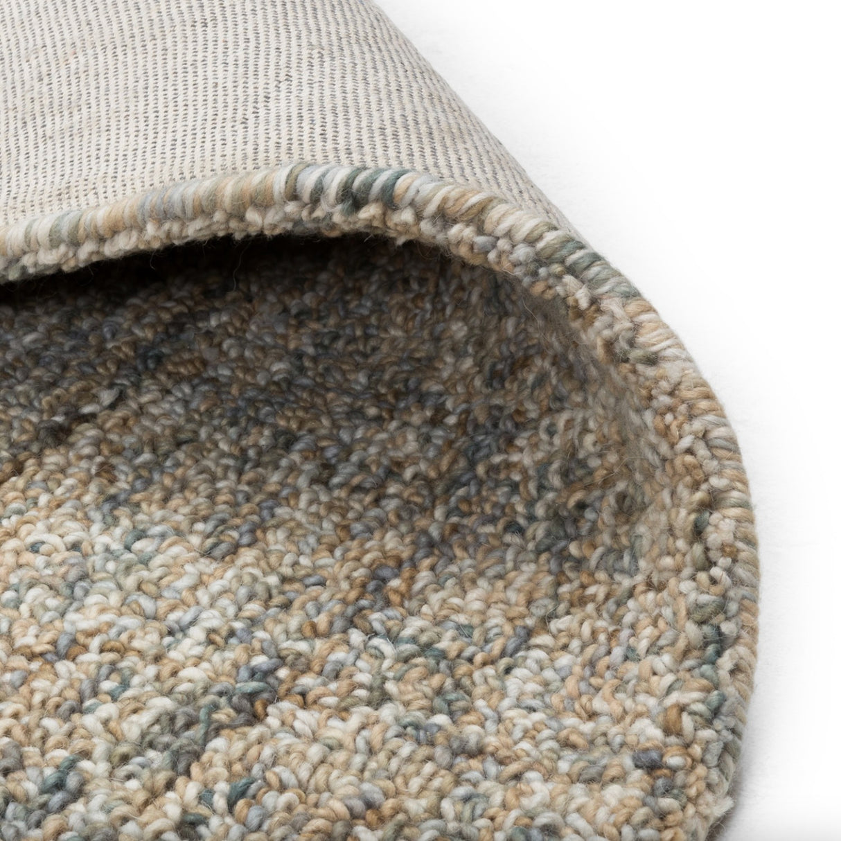 8' x 10' Wool Rug (Pebble Sand) - Pull Up A Couch