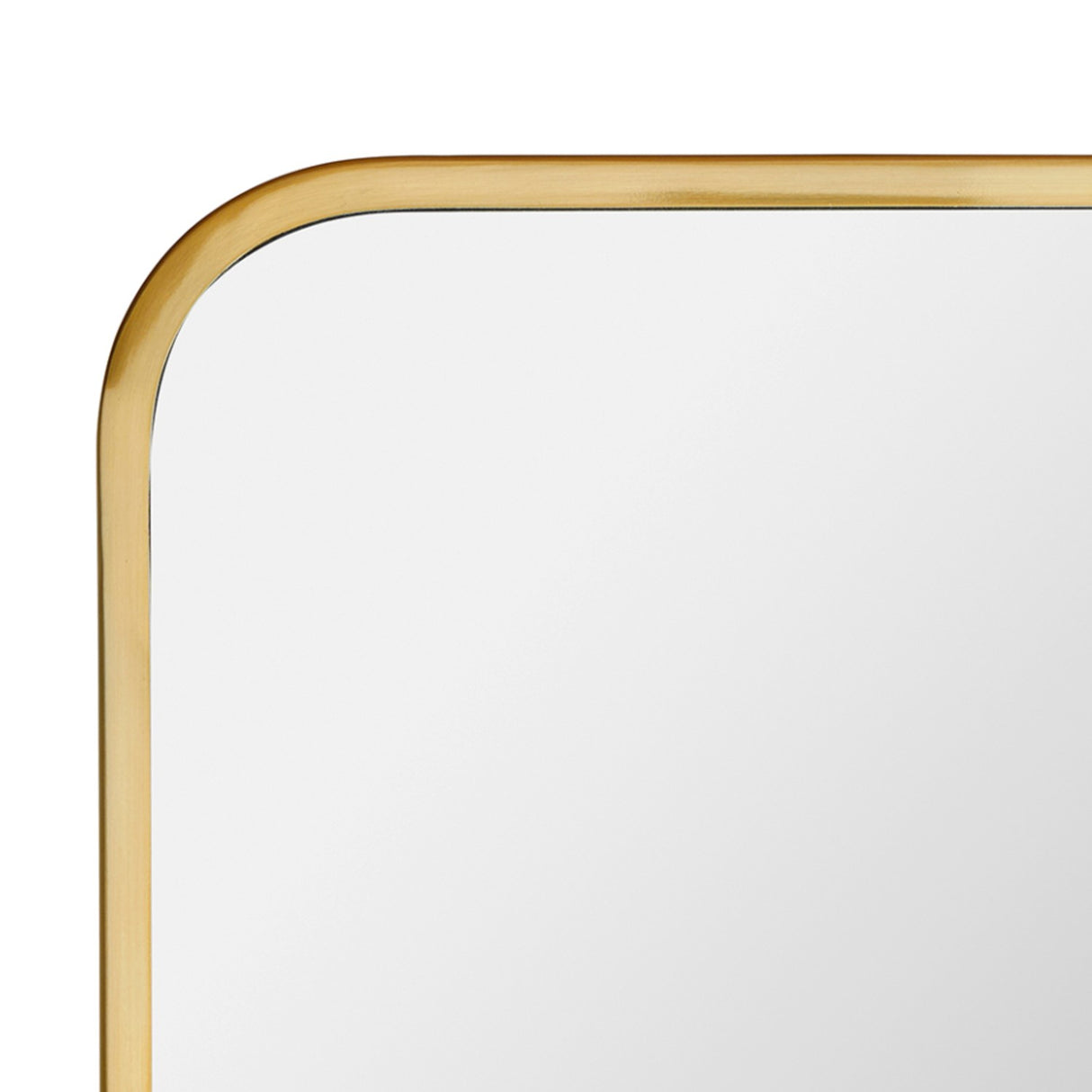 Rectangular Floor Mirror (Brass) - Pull Up A Couch