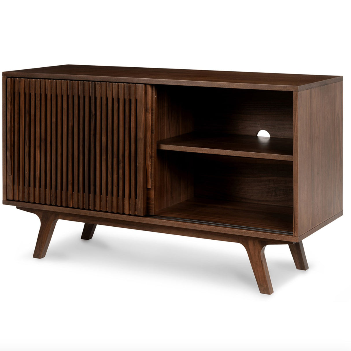 47.5" MCM Media Unit (Walnut) - Pull Up A Couch