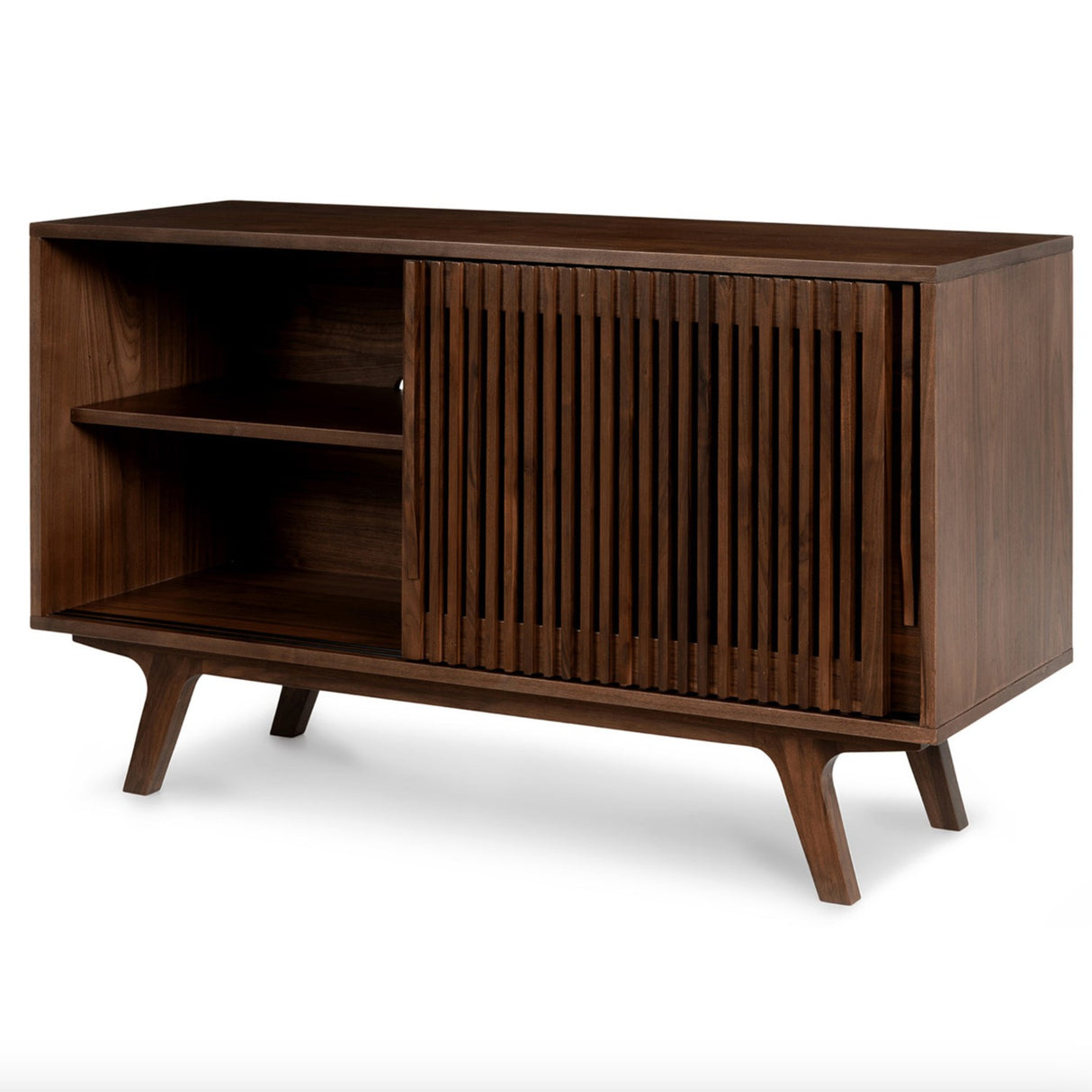 47.5" MCM Media Unit (Walnut) - Pull Up A Couch
