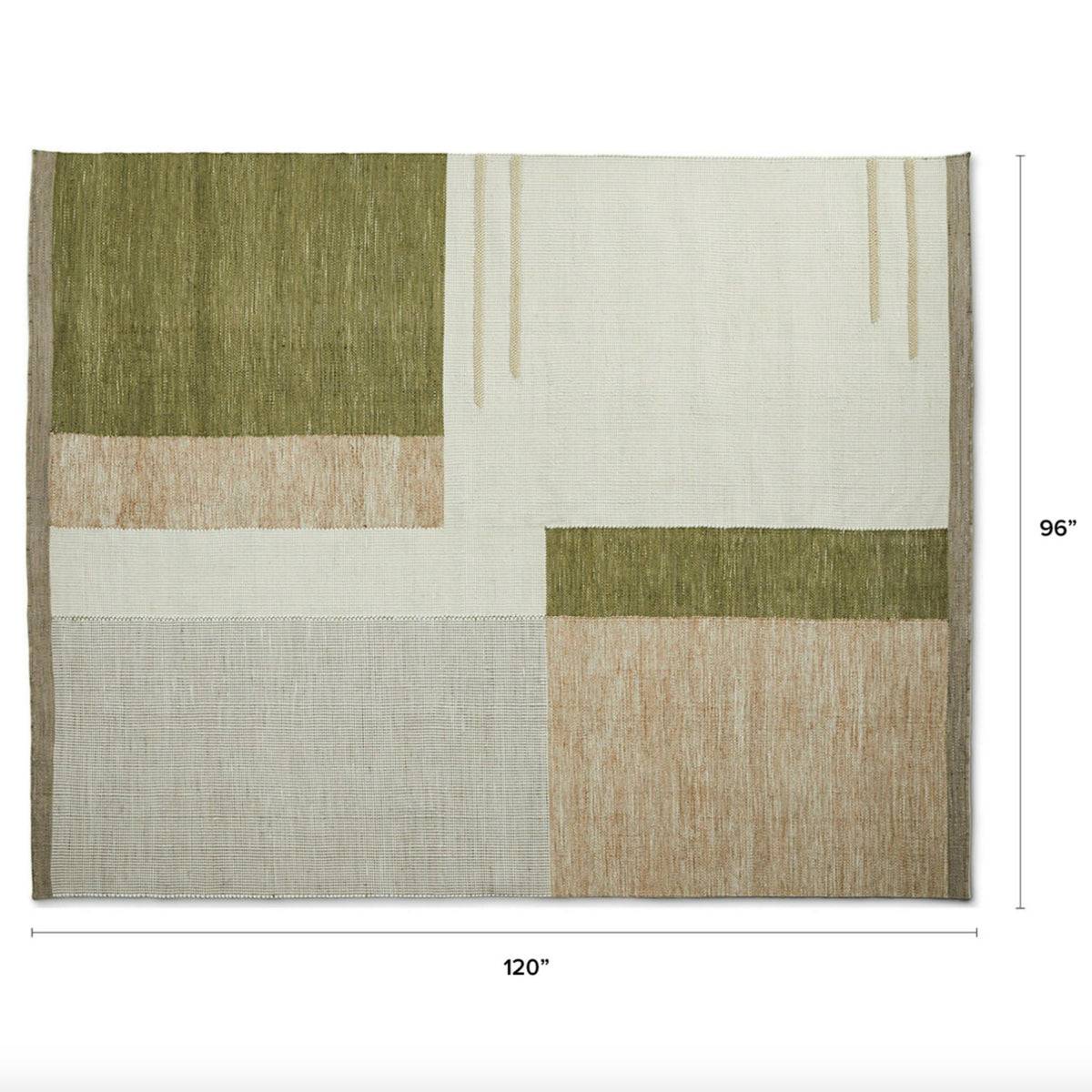 8' x 10' Indoor/Outdoor Rug (Spring Green)
