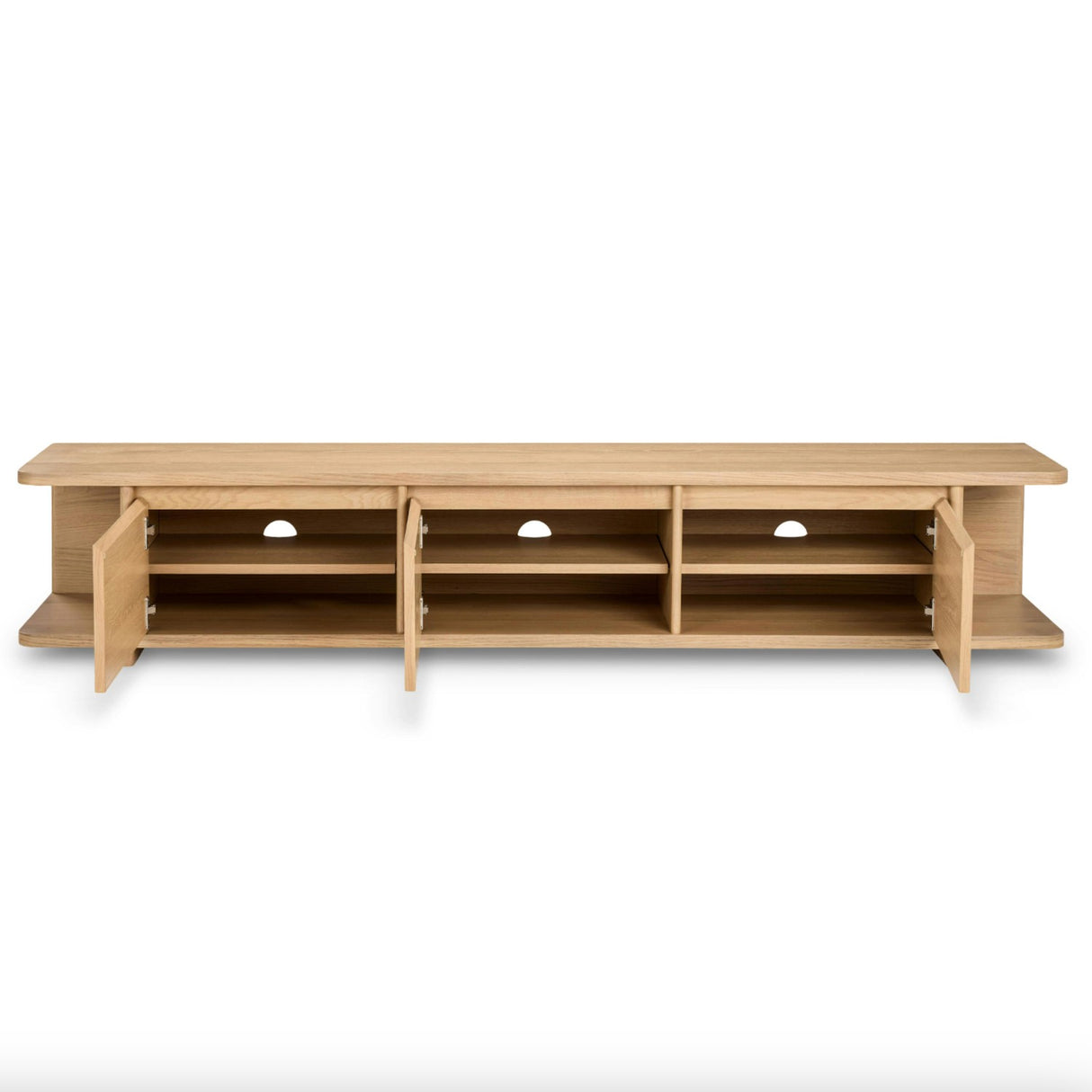 79" MCM-Style Low Media Unit (White Oak)